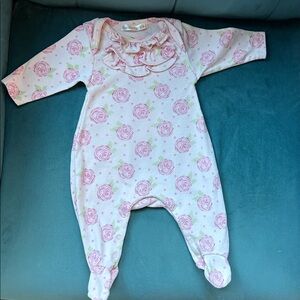 Floral Pink Baby One Piece